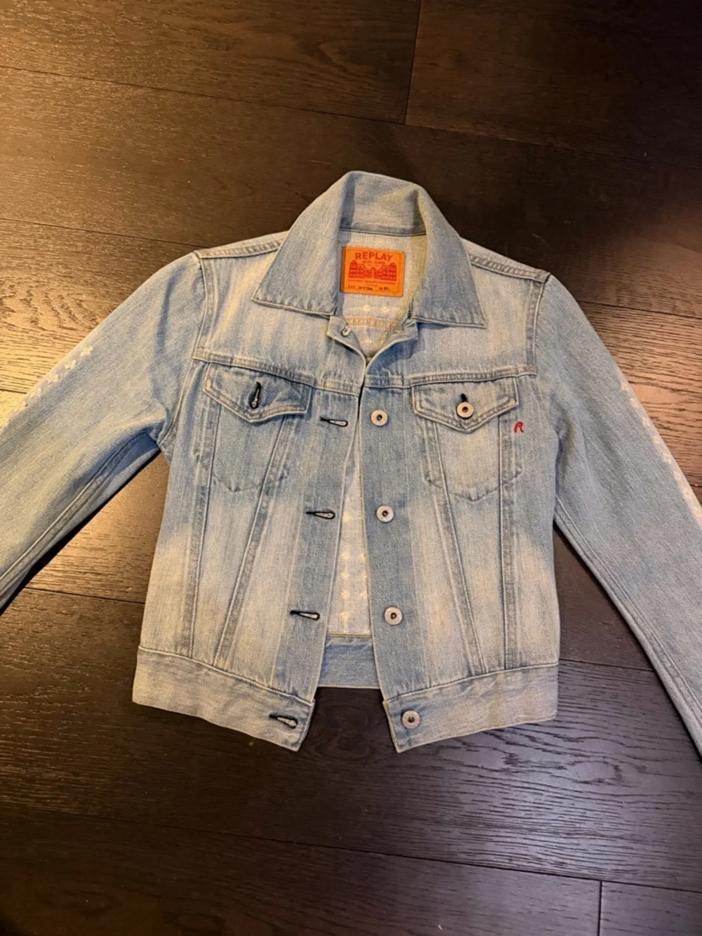 AUTHENTIC VINTAGE REPLAY JEANS MADE IN ITALY DENIM JACKET XS EXCELLENT CONDITION - Picture 8 of 8